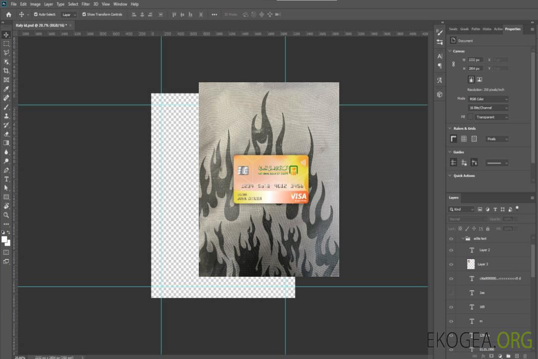 Egypte Banque nationale visa carte électronique photolook , avant template Egypte Banque nationale visa carte électronique photolook , avant template